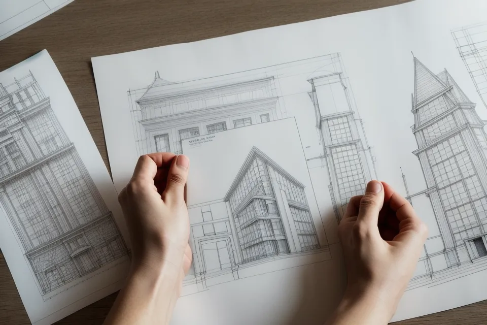 Prueba de impresión en A1 de un plano de dibujo técnico antes de la entrega del PFC