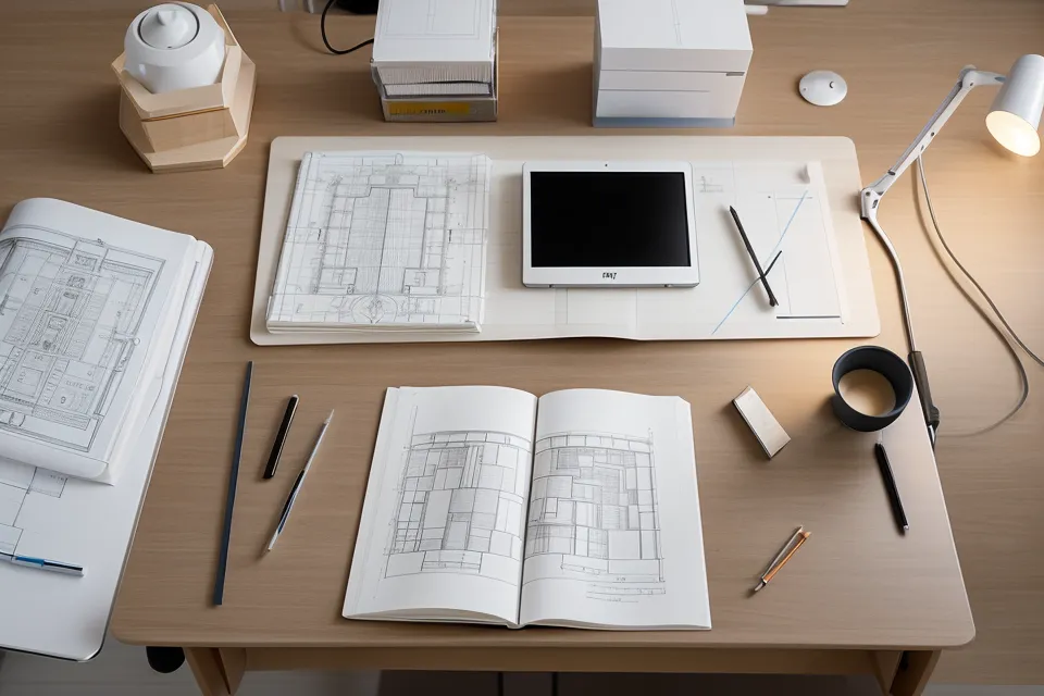Comparación entre sombras pesadas en AutoCAD y sombras transparentes en Illustrator para diagramas de arquitectura