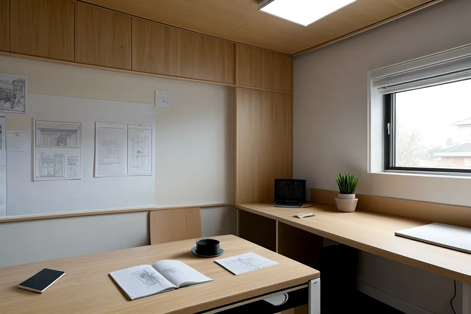 Lámina de PFC de arquitectura abierta en Illustrator con un render pesado que ralentiza el portátil
