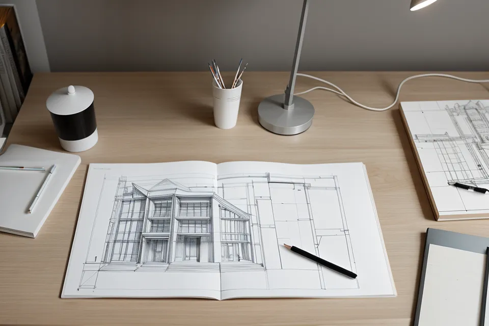 Tablero final de portfolio de arquitectura en PDF, ligero y con calidad visual conservada para entregas digitales