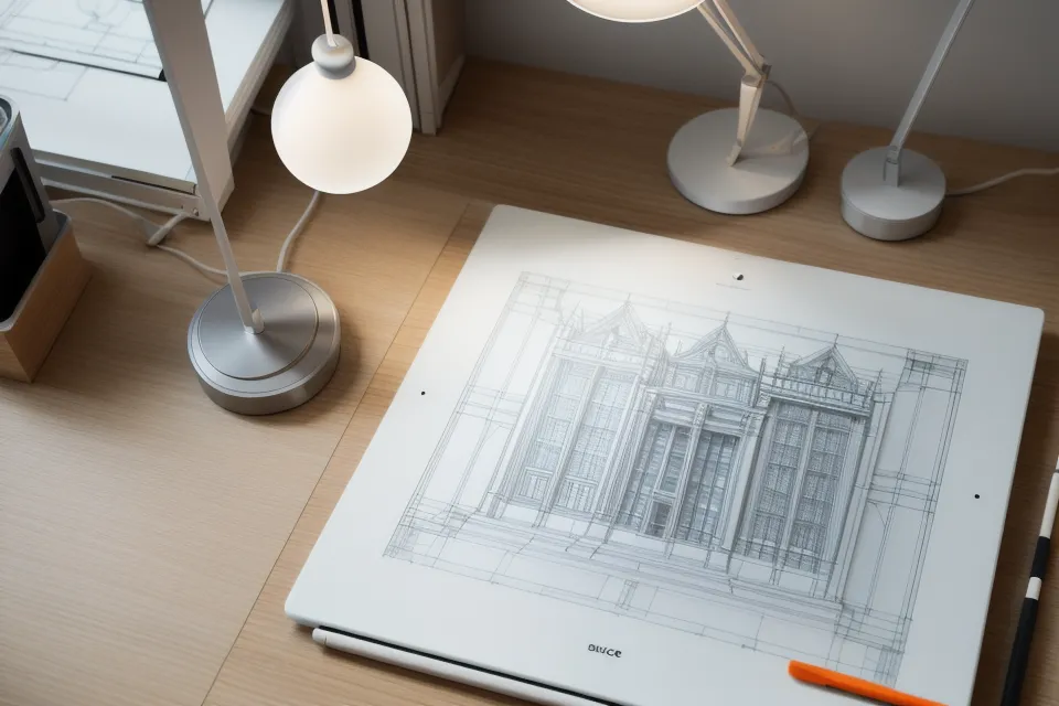 Lámina DIN A1 terminada con mobiliario en símbolos para un portafolio de estudiante de arquitectura