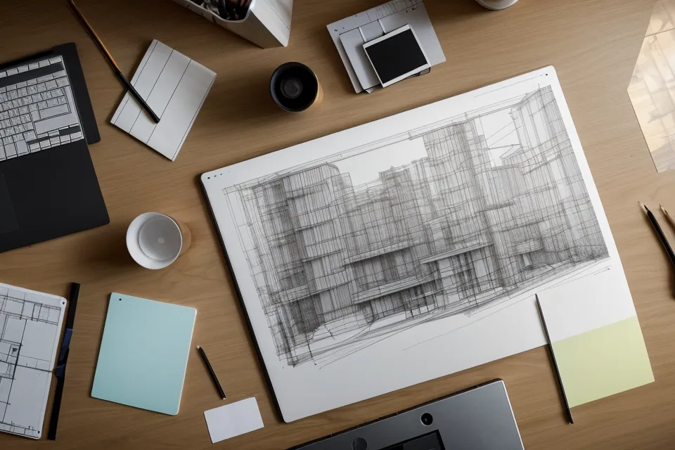 Edición de trazados y nodos en Illustrator al limpiar un plano exportado desde AutoCAD