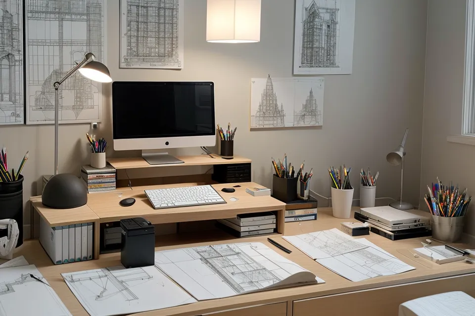 Estudiante de arquitectura eliminando bloques y líneas duplicadas en AutoCAD con el comando OVERKILL