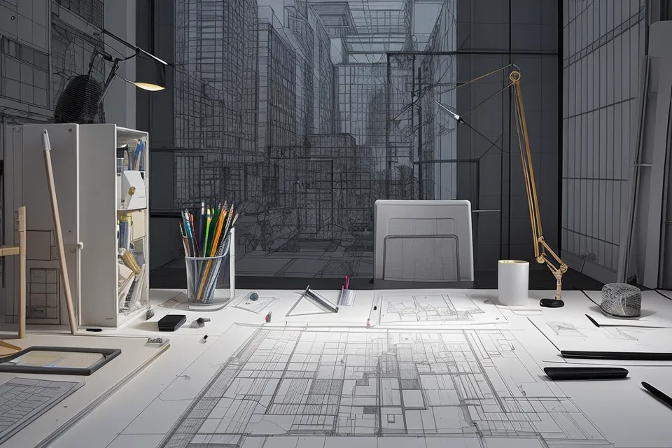 Interfaz de AutoCAD con capas y líneas técnicas sin organizar antes de simplificar el plano