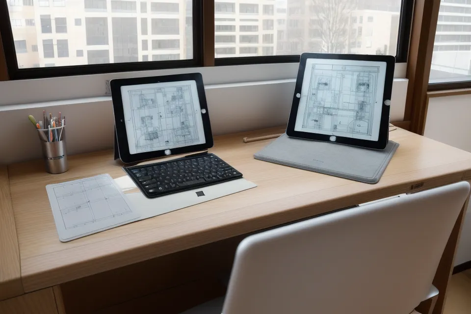 Panel de opciones de detección de huecos en Illustrator aplicado a un plano de arquitectura