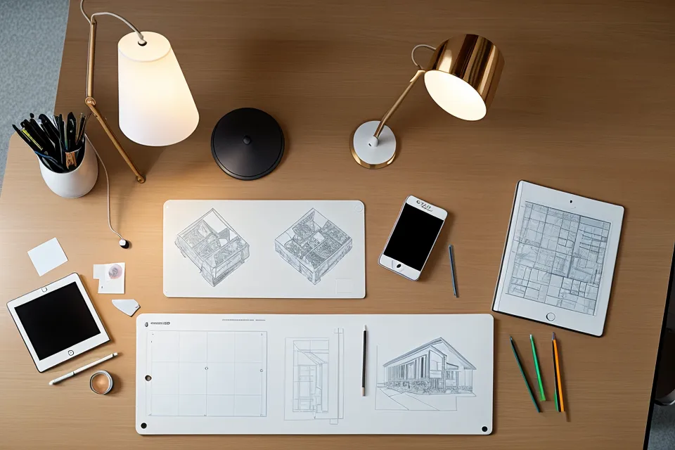 Mapa final vectorizado en Illustrator para arquitectos, integrado en mi lámina de PFC